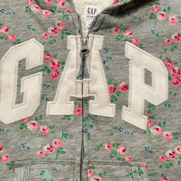 Girl’s sherpa-lined logo hoodie - Picture 3 of 10